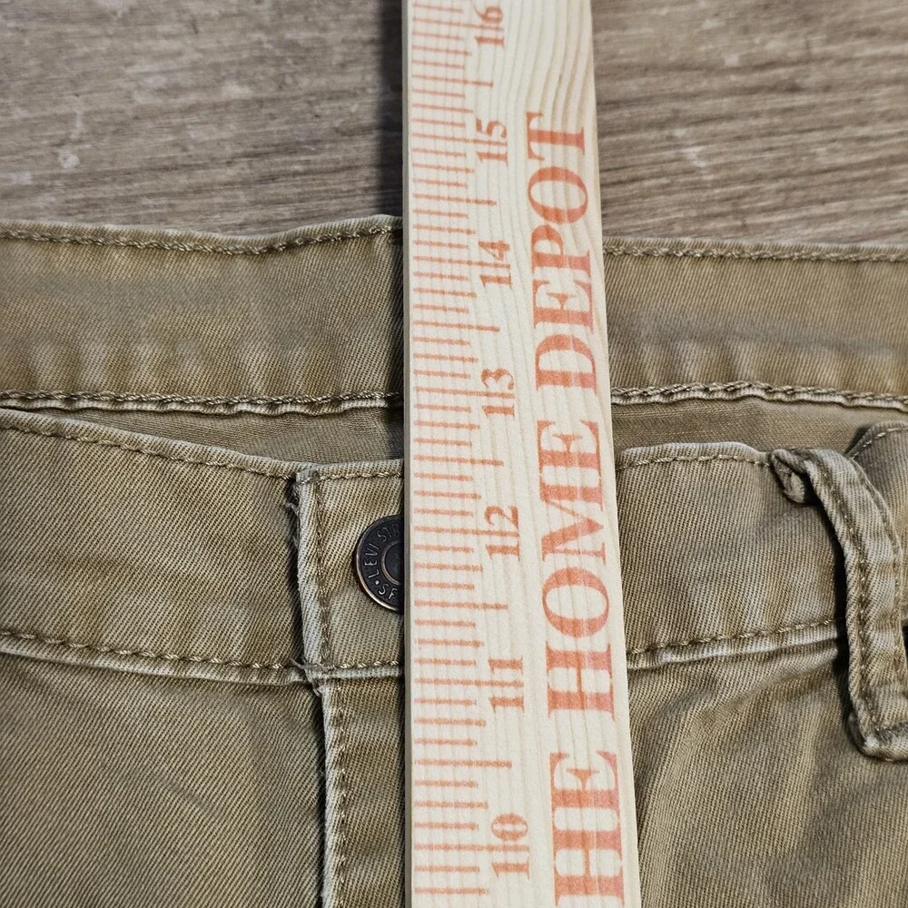 Levi's 541 Athletic Taper Pants Mens 38x32 Tan Khaki Stretch Denim Pants